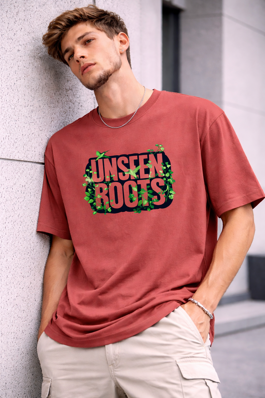 "Unseen Roots" Heavyweight Oversized Tee