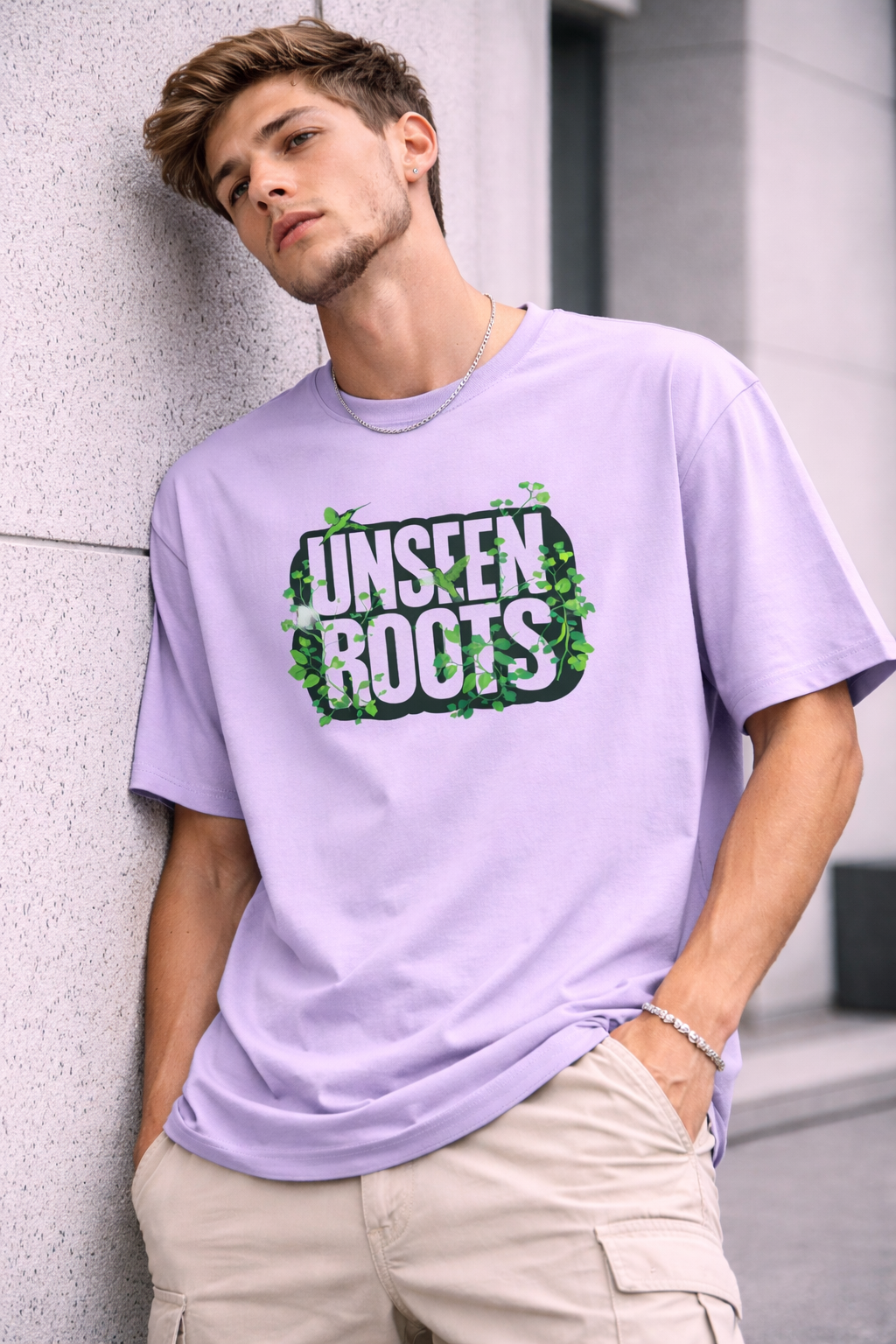 "Unseen Roots" Heavyweight Oversized Tee