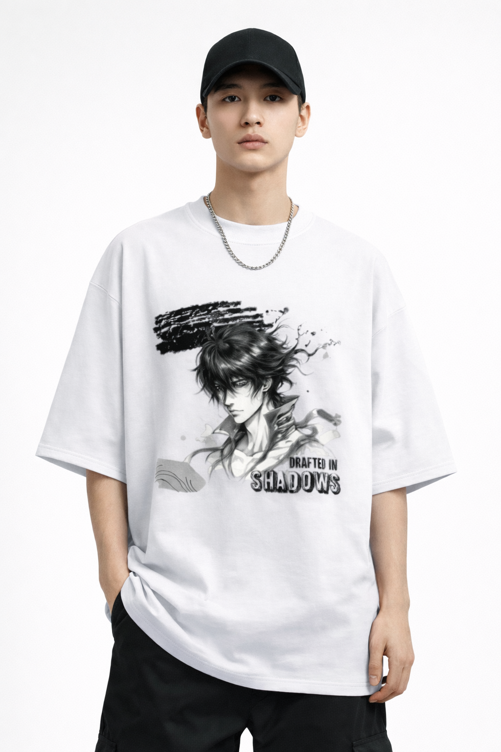 Shadow Bound Anime Oversized Tee