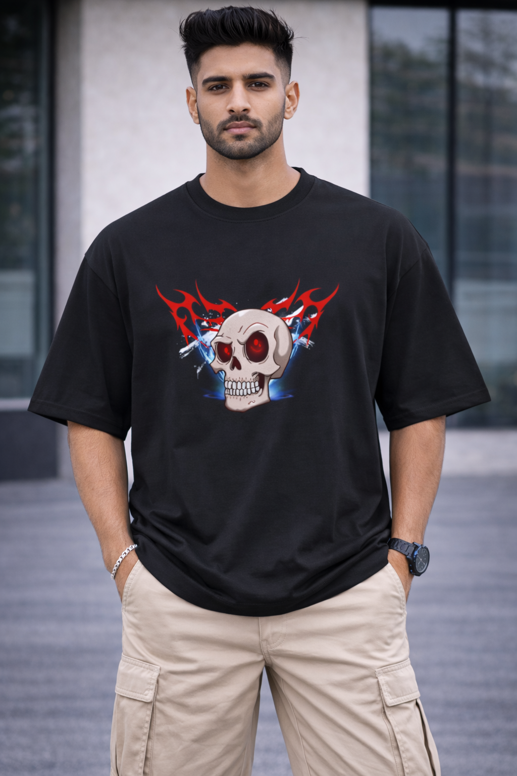 Phantom Trick Oversized Tee – Halloween Edition