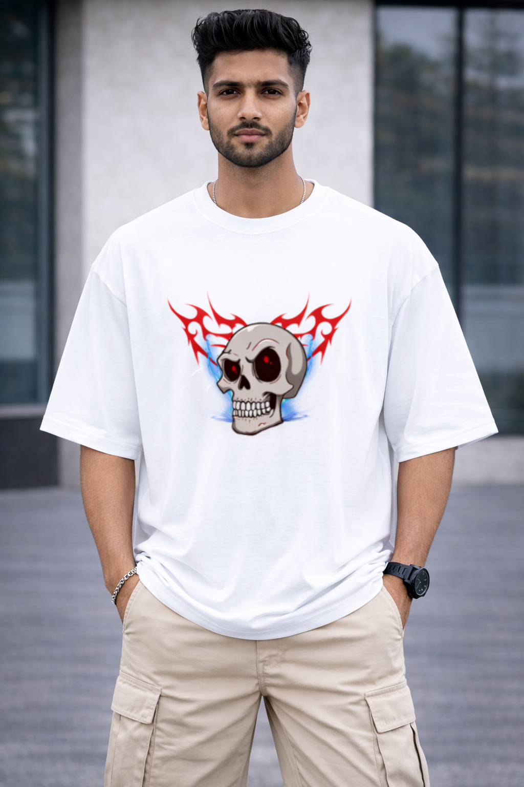 Phantom Trick Oversized Tee – Halloween Edition
