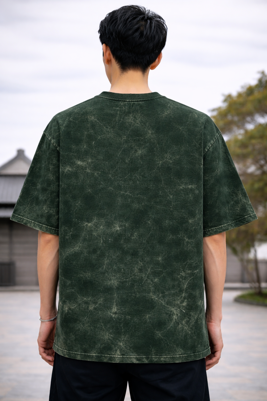 No Rules Outlaw Acid Wash Oversize Tee