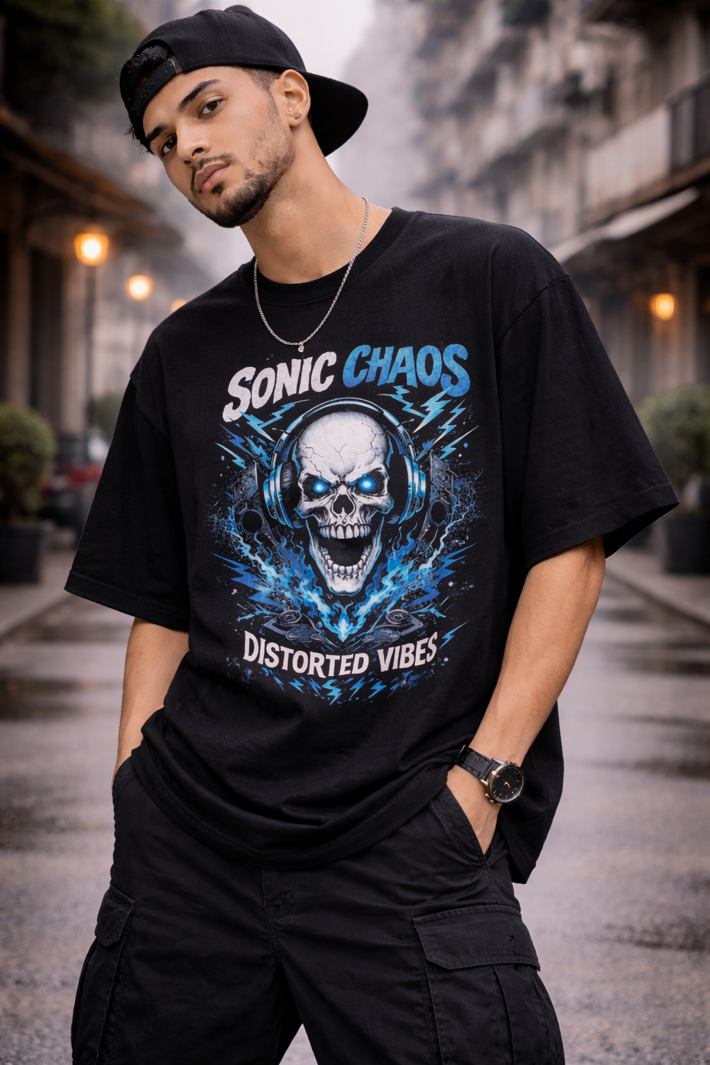 Sonic Chaos Distorted Vibes Tee