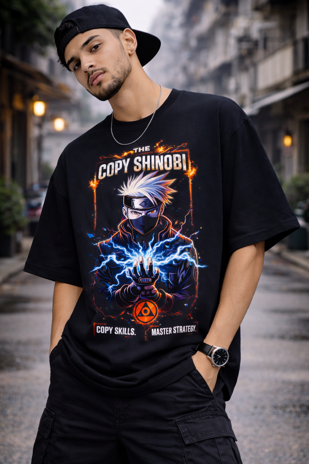 Copy Shinobi Lightning Oversized Tee