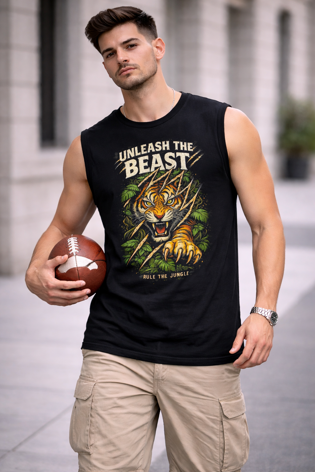 Unleash Men's Sleeveless T-Shirt
