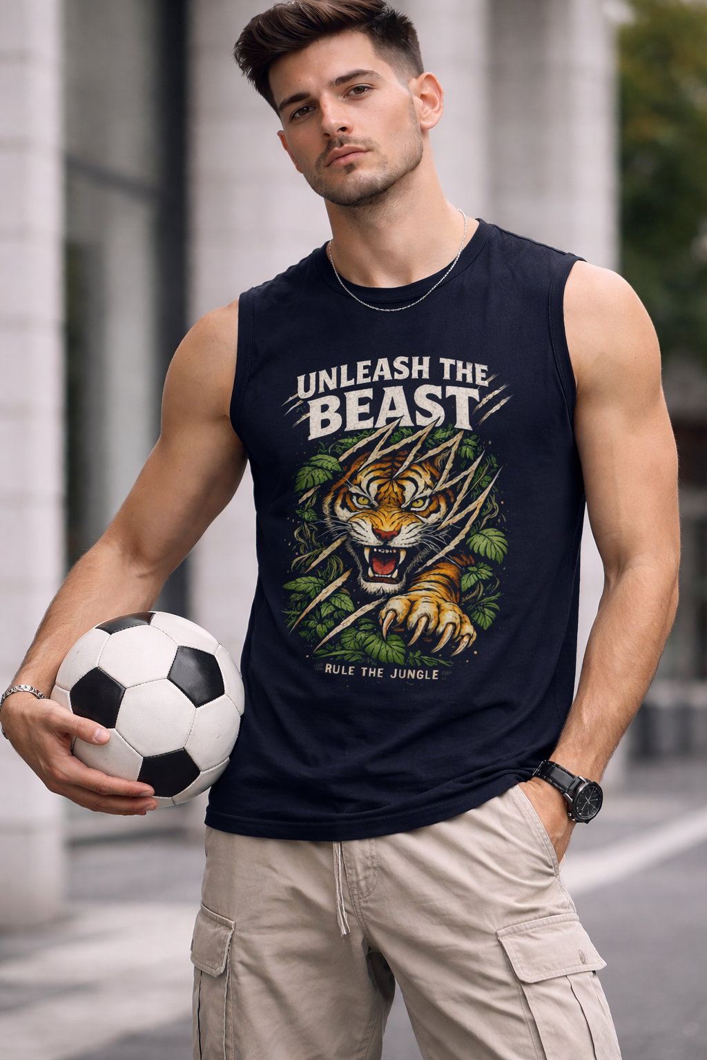 Unleash Men's Sleeveless T-Shirt