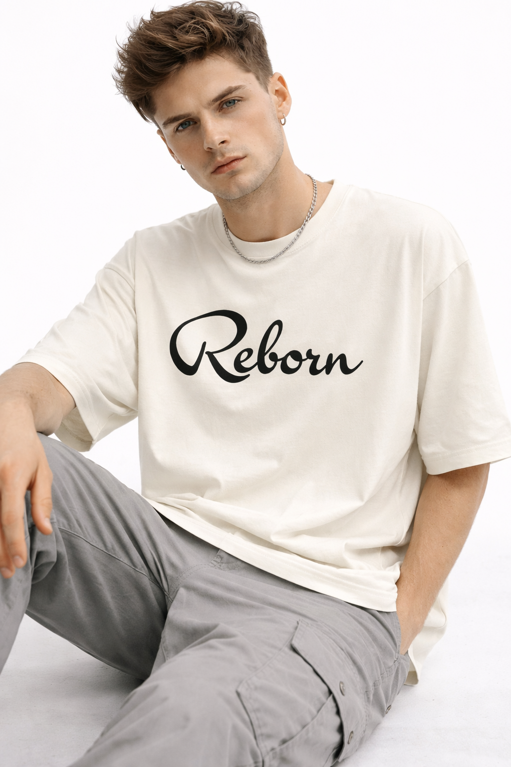 Blood-Wing Oversized Tee