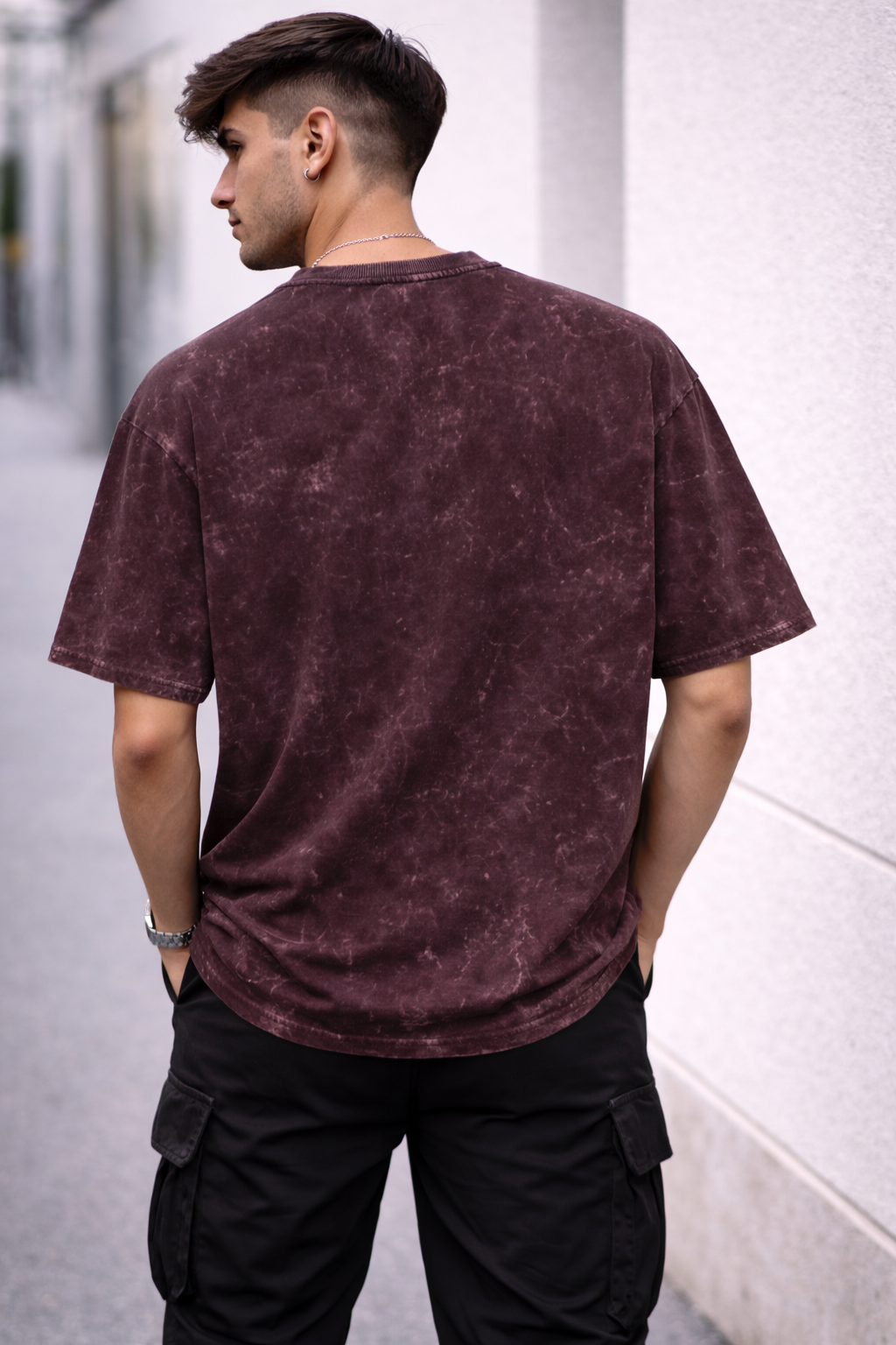 Unmatched Attitude Acid Wash Oversized Tee