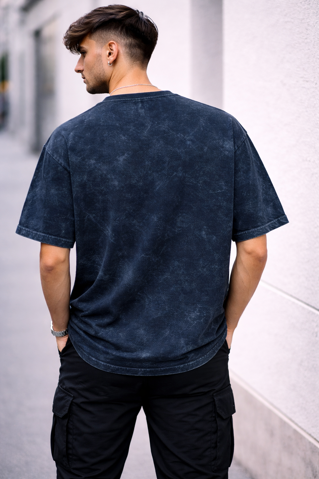 Unmatched Attitude Acid Wash Oversized Tee