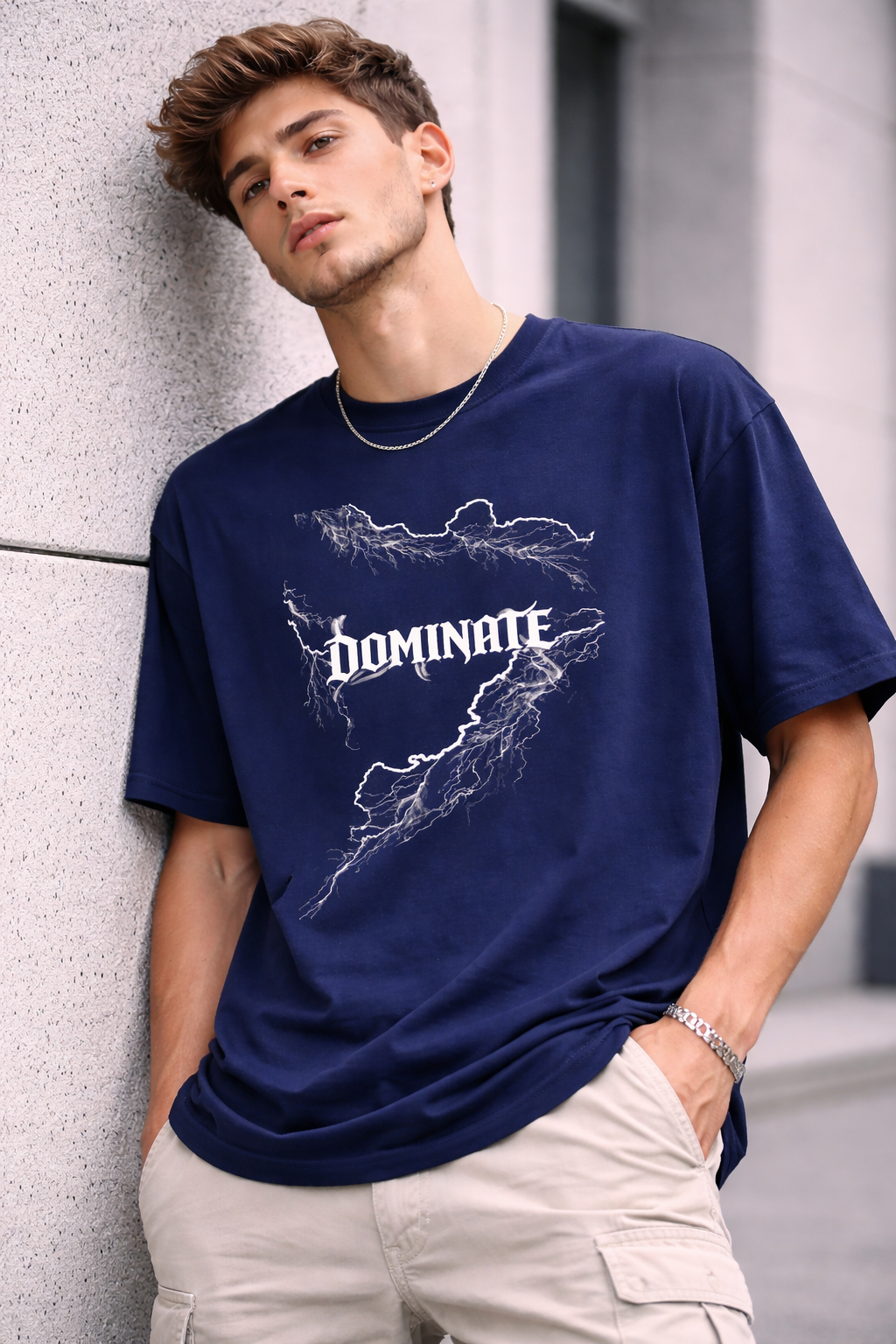 DOMINATE Lightning Oversized Heavyweight Tee