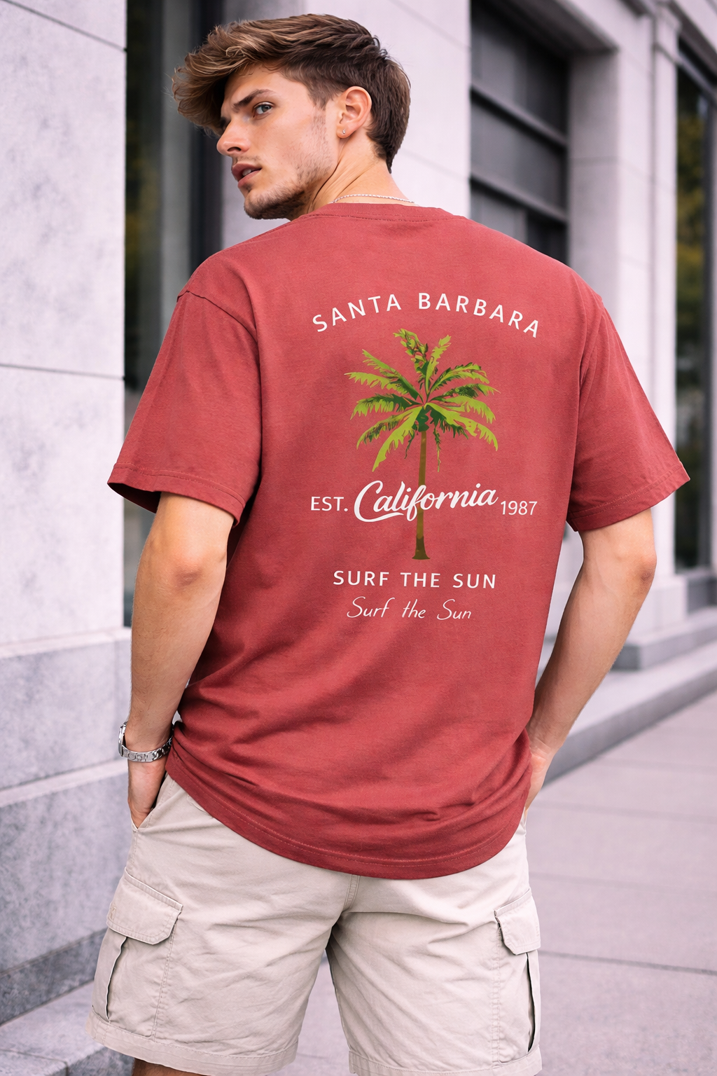 Santa Barbara Surf Club – Heavyweight Oversized Graphic Tee
