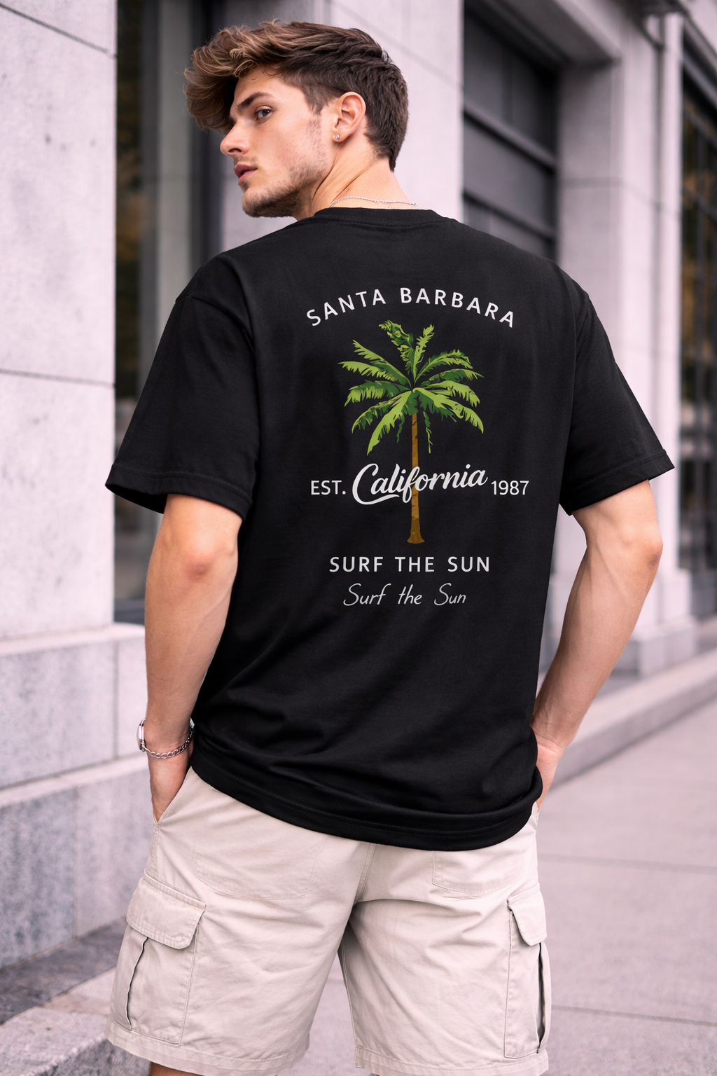 Santa Barbara Surf Club – Heavyweight Oversized Graphic Tee